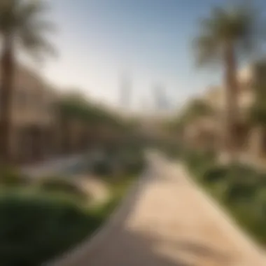Panoramic View of حديقة صقر A panoramic view of حديقة صقر showcasing lush greenery and pathways