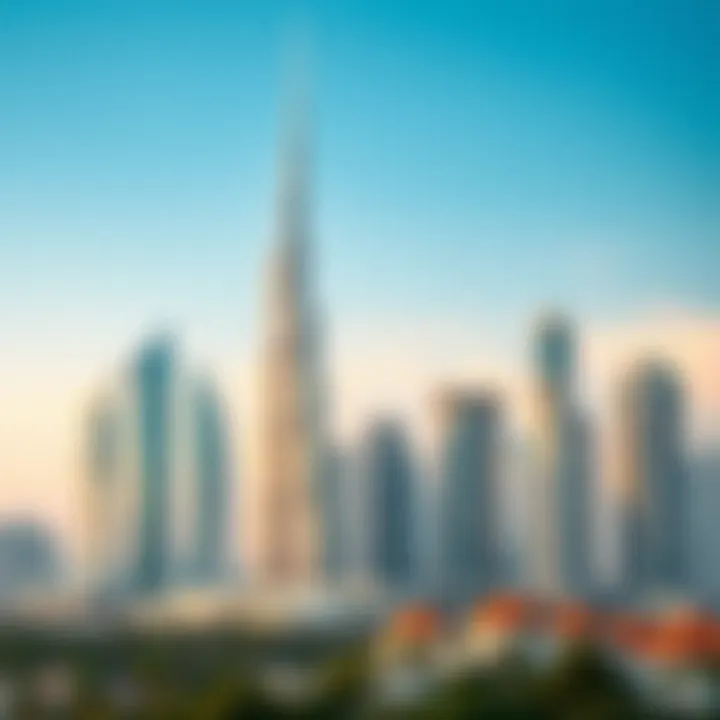 Skyline of Dubai showcasing luxury real estate