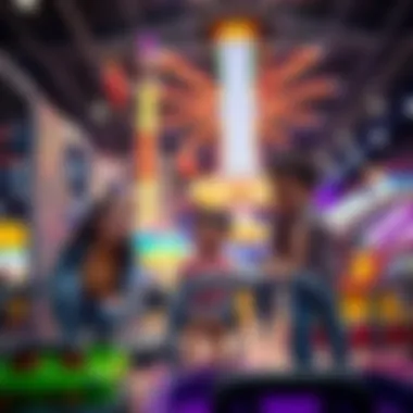 Exciting Indoor Amusement Center Family enjoying a day at an indoor amusement center