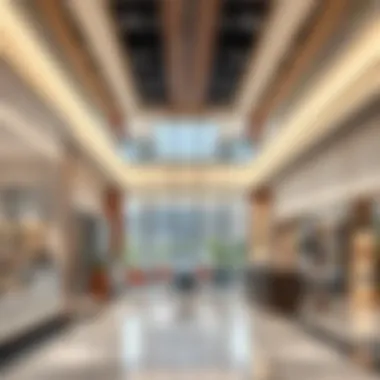 Interior of a modern retail space with innovative design elements, ideal for attracting customers.