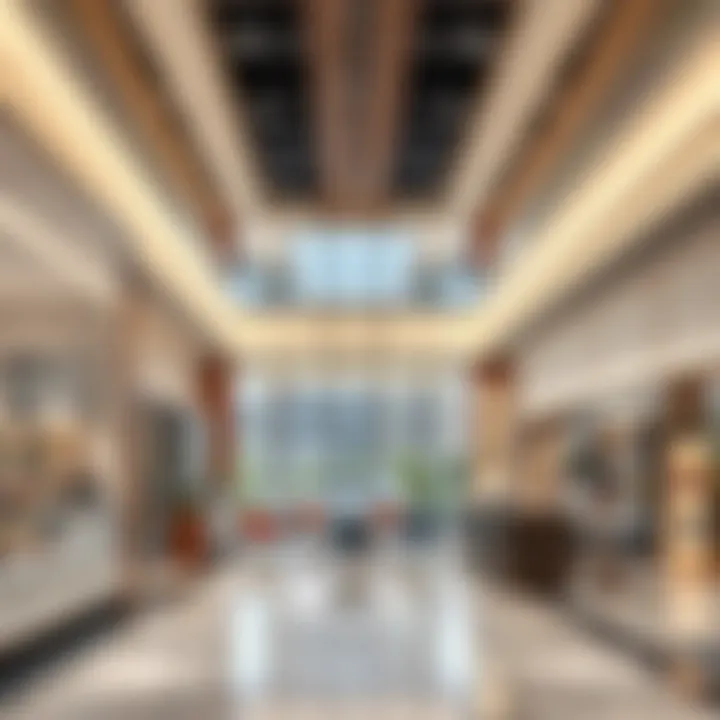 Interior of a modern retail space with innovative design elements, ideal for attracting customers.