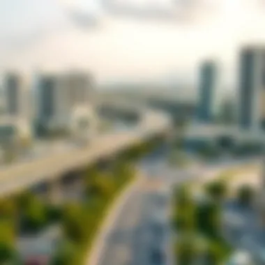 Infrastructure of جبل علي هيلز The infrastructure surrounding جبل علي هيلز including roads and accessibility features