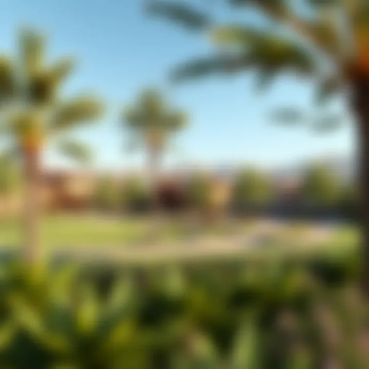 Community park within the La Rosa development