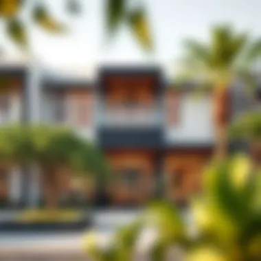 Exterior view of Lavender Hotel Al Nahda showcasing its modern architecture.