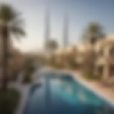Neighborhood Insights in Dubai Scenic view of a vibrant Dubai neighborhood