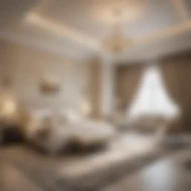 Luxurious Design in Dubai's Master Bedrooms Luxurious master bedroom interior showcasing modern design