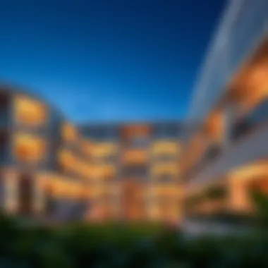 Stunning architectural view of Mesk Deyaar showcasing modern design