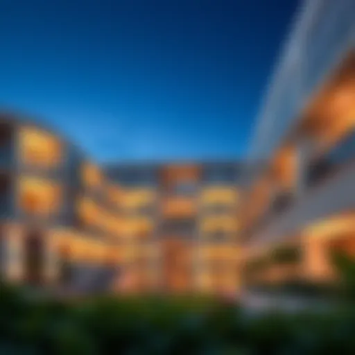 Stunning architectural view of Mesk Deyaar showcasing modern design