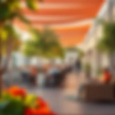 Vibrant community spaces within Mesk Deyaar development