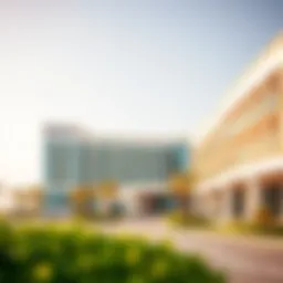 Architectural marvel of Mövenpick Hotel showcasing modern design