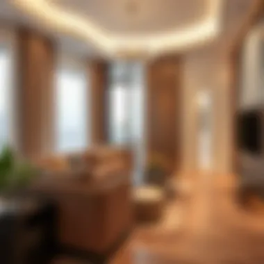 Luxurious Hotel Apartment Interior Luxurious hotel apartment interior showcasing modern design and comfort
