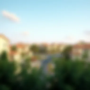 A conceptual visualization of future residential communities in Dubai