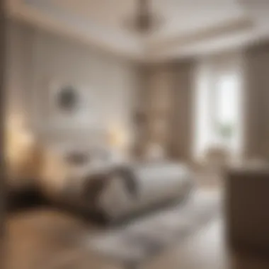 Comfortable Bedroom Space Cozy bedroom of a one-bedroom apartment in Al Qusais