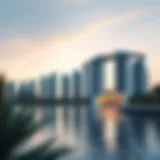 Stunning skyline view of One Palm showcasing its architectural elegance