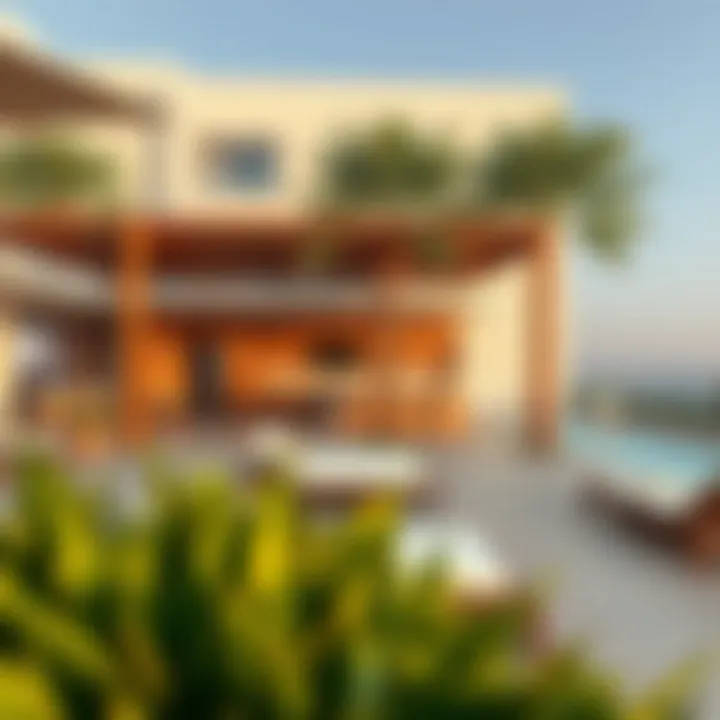 Exclusive outdoor amenities and leisure spaces at One Palm