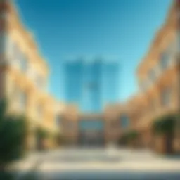 A stunning view of فندق النخلة دبي showcasing its intricate architecture