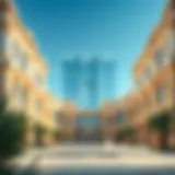 Architectural Elegance of فندق النخلة دبي A stunning view of فندق النخلة دبي showcasing its intricate architecture