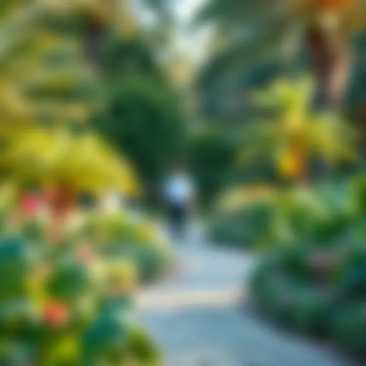 Sharjah Botanical Garden - Nature's Paradise The lush landscapes of the Sharjah Botanical Garden, showcasing diverse flora