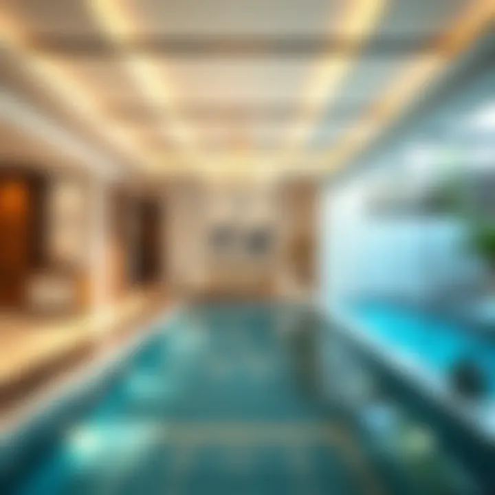 Elegant Interior of a Private Pool Chalet Elegant interior design of a private pool chalet