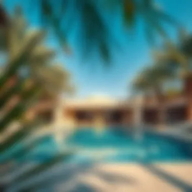 Luxurious Private Pool Chalet Luxurious private pool chalet surrounded by palm trees