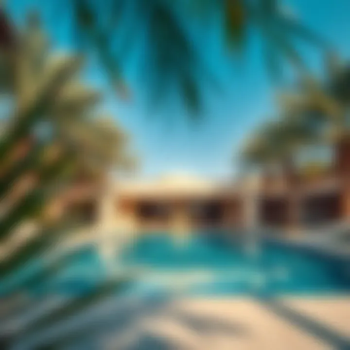 Luxurious Private Pool Chalet Luxurious private pool chalet surrounded by palm trees