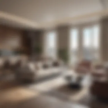 Contemporary Apartment Interior in Rbadan Stylish interior of a contemporary apartment in Rbadan