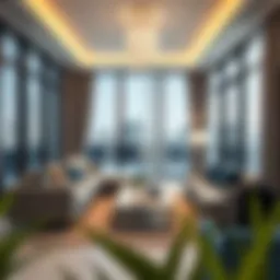 Modern living space in a rental apartment