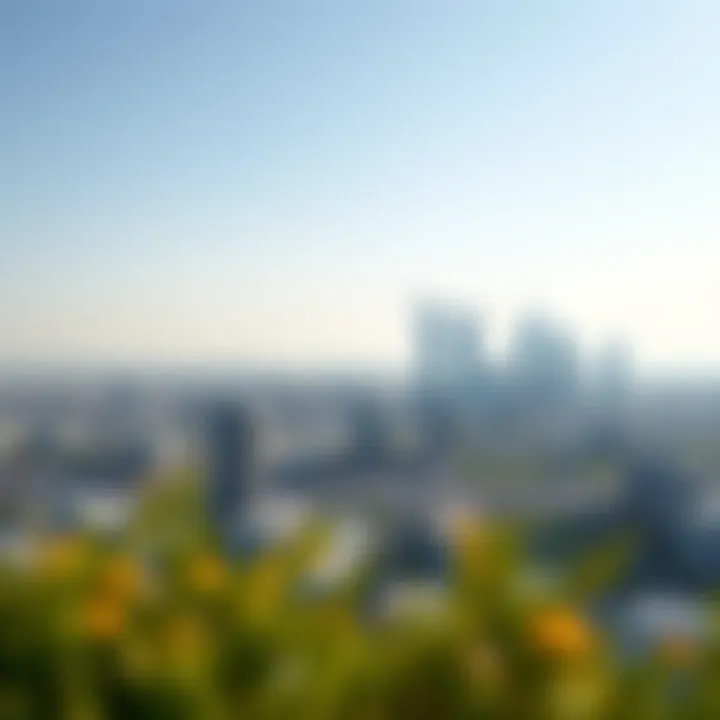 Panoramic Skyline View from Residence 1000 Mankhool Panoramic view of the skyline from Residence 1000 Mankhool emphasizing investment potential