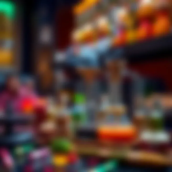 Diverse Flavors of Shisha Offered in Dubai A vibrant array of shisha flavors displayed in a beautiful arrangement