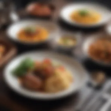 International Culinary Offerings in JBR Diverse menu options highlighting international cuisines