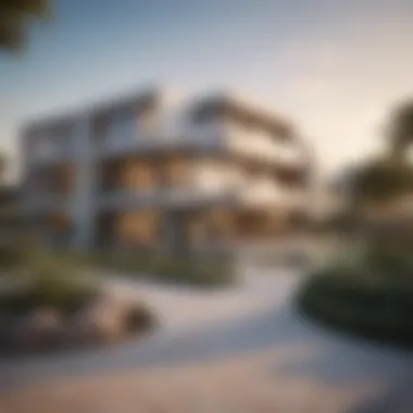 Diverse Architectural Styles in Rivana's Residential Areas Luxurious housing developments in Rivana highlighting architectural diversity