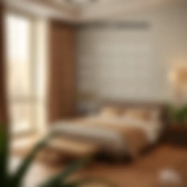 Price comparison chart for room rentals in Al Quoz