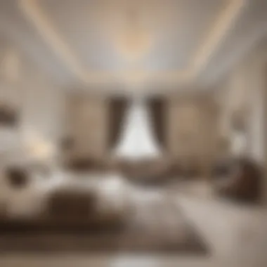 Modern Room Interior in Al Khail Heights Interior of a modern room for rent in Al Khail Heights