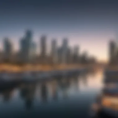 Marina Skyline: A Captivating Perspective Stunning view of Marina skyline