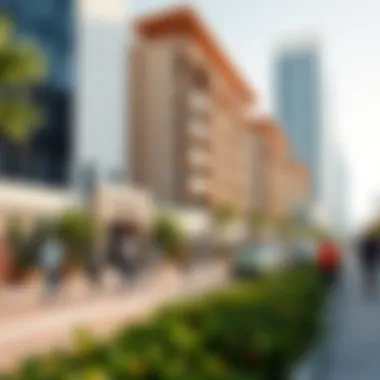 Vibrant community atmosphere surrounding Samana Manhattan