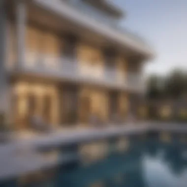 Luxurious Sawani Architecture in Dubai Luxurious residential development showcasing Sawani architecture