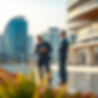 Investors analyzing property options in SEEF Dubai