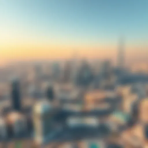 SEEF Dubai Skyline Overview Aerial view showcasing the skyline of SEEF Dubai