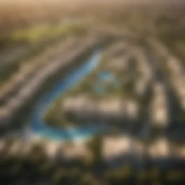 Serena Community Aerial Overview Aerial view of the Serena Community showcasing its lush landscapes and modern architecture