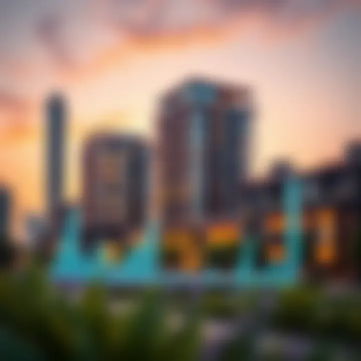 Dynamic real estate market trends illustrated through graphs and data