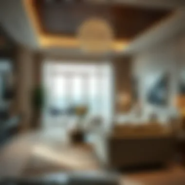 Luxurious living room interior at St. Regis Residences