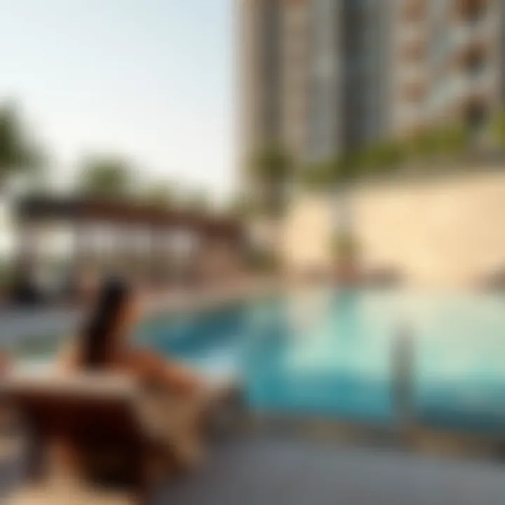 St. Regis Residences pool area emphasizing relaxation and leisure