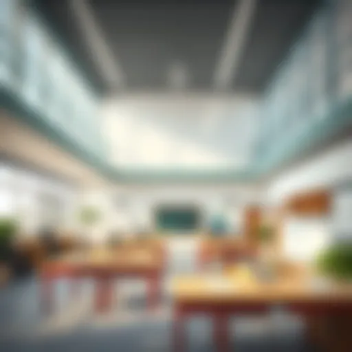 Modern classroom setting in a UAE school