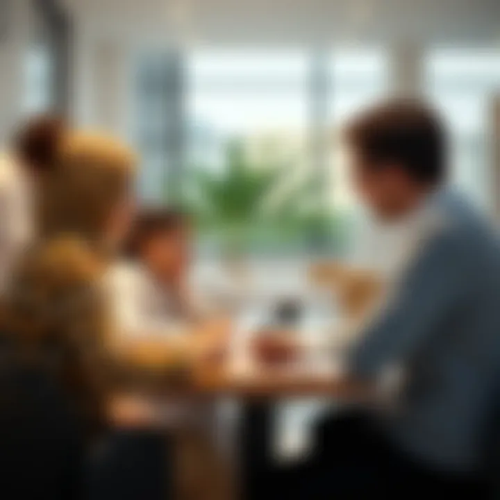 Parental Insights on School Selection in the UAE Parents discussing educational choices in the UAE