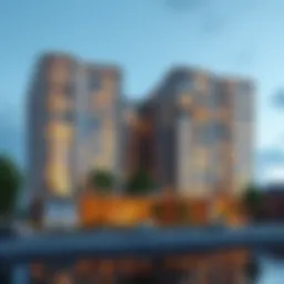 Stunning exterior view of Danube Elitz 2 showcasing modern architecture