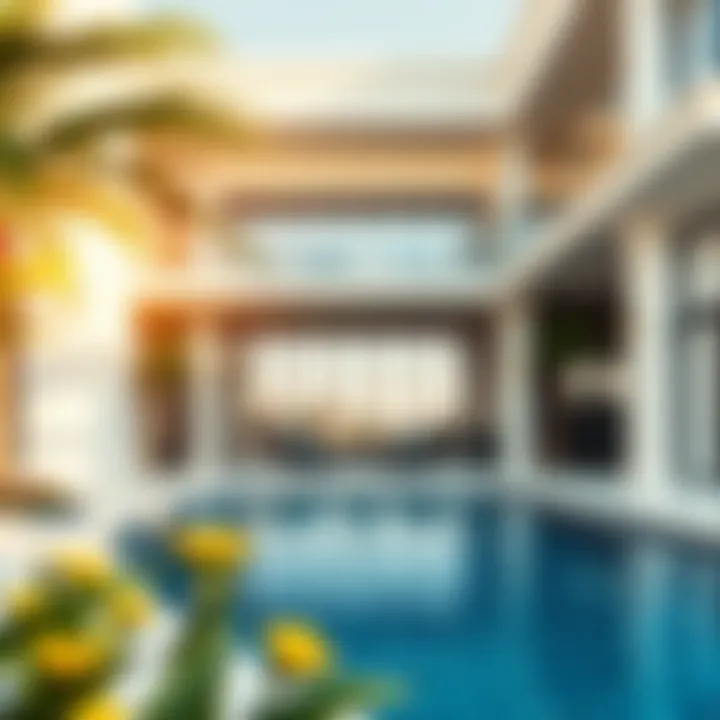 Elegant Dubai mansion with modern architecture