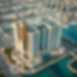 Aerial view of مروش خليفة showcasing its architectural magnificence