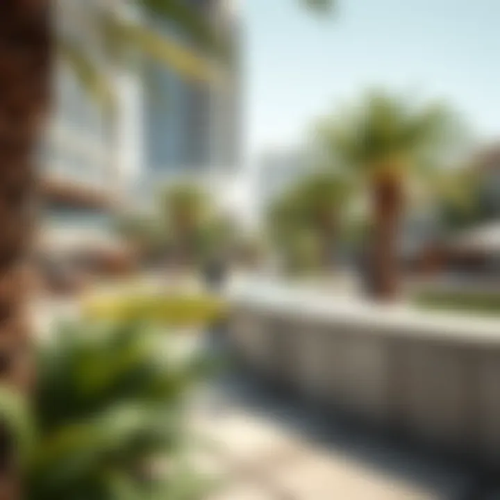 Sustainable initiatives integrated into the Fern City Walk area