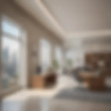 Modern Office in Dubai's Real Estate Market Overview of a modern real estate office in Dubai