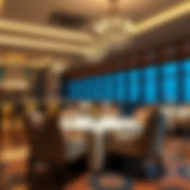 Elegant dining setting at Movenpick restaurant